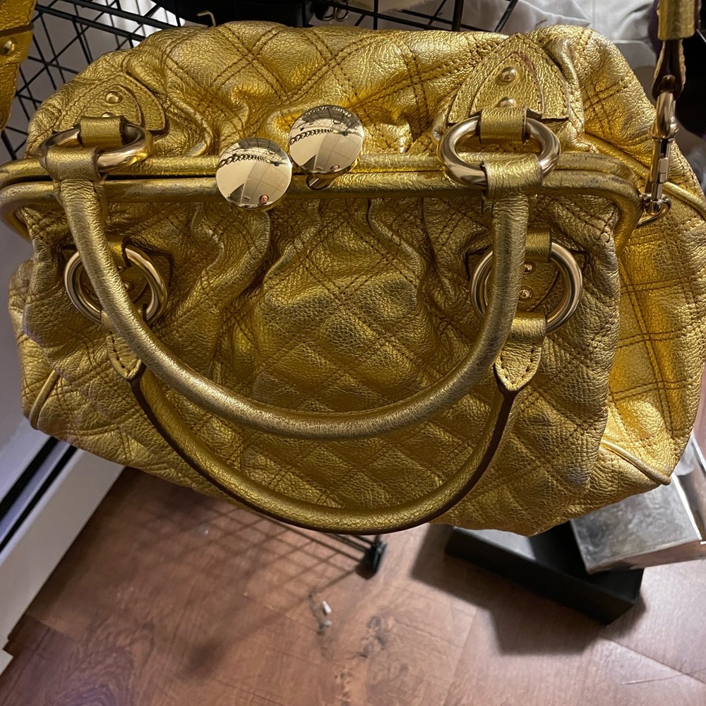 Marc Jacobs gold bag